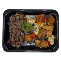 FIT Steak Tips and Sweet Potato Hash